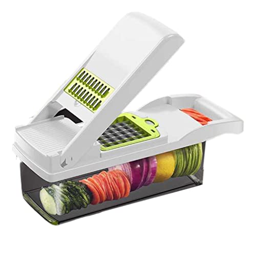 Gemüsehacker Für W/ 7 Klingen Spiralisator Slicer Zwiebelhacker Mit Behälter Futter Hacker Slicer Dicer Schnitt Gemüsehacker Für W/ 7 Klingen Spiralisator Slicer Zwiebelhacker Mit Behälter Futter Hacker Slicer Dicer Schnitt von DABAIXIONG