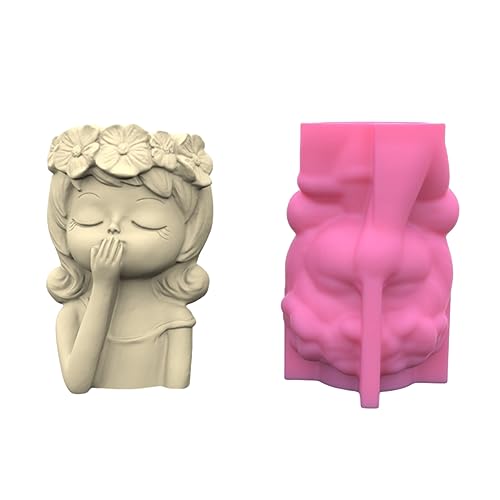 Girlande Girl Gypsum Blumentopf Silikonform Epoxidharz Gussform Schimmel Sukkulente Vase Zement Tonform Stifthalter Form Form Girlande Girl Gypsum Blumentopf Silikonform Epoxidharz Gussform Schimmel Sukkulente Vase Zement Tonform Stifthalter Form Form von DABAIXIONG