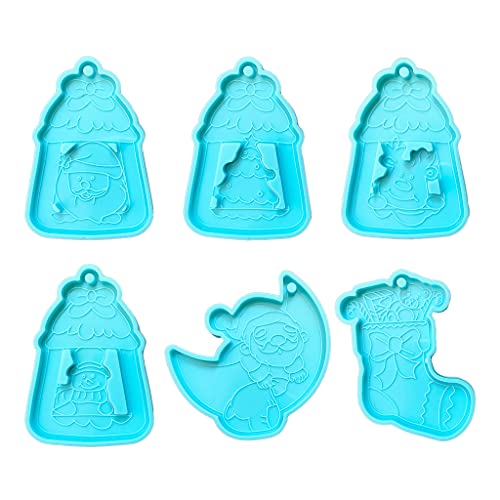 Glänzende Glänzende Harzformen Weihnachten Schlüsselbund Silikonform Schlüsselbund Anhänger Schmuck Epoxidharz Crafting Formen Glänzende Glänzende Harzformen Weihnachten Schlüsselbund Silikonform Schlüsselbund Anhänger Schmuck Epoxidharz Crafting Formen von DABAIXIONG