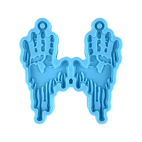 Halloween Ohrringe Form Blutige Hände Schimmelpendel Schmuck Epoxidharz Gussform Für Schmuck Machen Kunsthandwerk Machen Halloween Ohrringe Form Blutige Hände Schimmelpendel Schmuck Epoxidharz Gussform Für Schmuck Machen Kunsthandwerk Machen von DABAIXIONG
