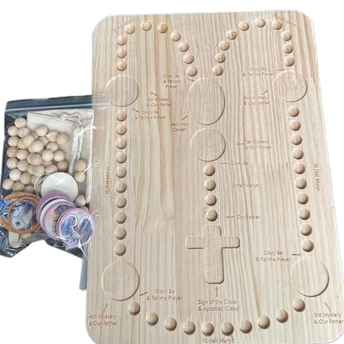 Holz Perlenbrett Für Armband Machen Gebetsperlen Zählbrett Mit Farbenfrohen Kartenschlitz Perlen Tablettplatten Holz Perlenbrett Für Armband Machen Gebetsperlen Zählbrett Mit Farbenfrohen Kartenschlitz Perlen Tablettplatten von DABAIXIONG