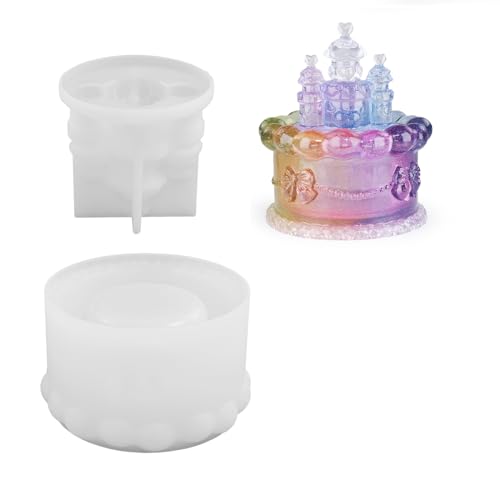 Juwelierschachtel Formen Silikon Aufbewahrungsbox Kuchen Schloss Form Harz Gussform Schimmelgeschenk Für Handherstellende Handwerksliebhaber Juwelierschachtel Formen Silikon Aufbewahrungsbox Kuchen Schloss Form Harz Gussform Schimmelgeschenk Für Handherstellende Handwerksliebhaber von DABAIXIONG
