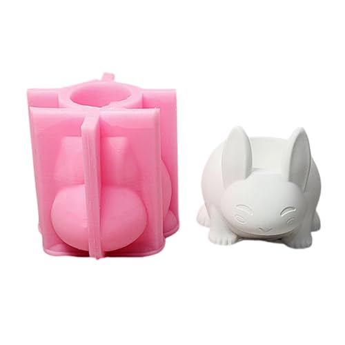 Kaninchen Blüten Töpfe Formen Sukkulenten Pflanzen Silikonformen Gussguss Pflaster Oramenthandwerk Lieferungen Kaninchen Blumentöpfe Silikon Sukkulenten Pflanzen Epoxidharz von DABAIXIONG