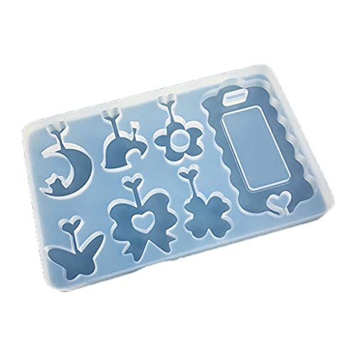 Keychain Epoxidharzform Hangsschild Ohrringe Anhänger Silikonform Schmuck Halskette Gusswerkzeug Keychain Epoxidharzform Hangsschild Ohrringe Anhänger Silikonform Schmuck Halskette Gusswerkzeug von DABAIXIONG