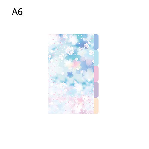 Kirschblume Lose Blatt Spiralbindemittel Separator Buntes 6 Loch Seiten Teiler Für Schüler Schule Schreibwaren Kirschblume Lose Blatt Spiralbindemittel Separator Buntes 6 Loch Seiten Teiler Für Schüler Schule Schreibwaren von DABAIXIONG