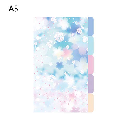 Kirschblume Lose Blatt Spiralbindemittel Separator Buntes 6 Loch Seiten Teiler Für Schüler Schule Schreibwaren Kirschblume Lose Blatt Spiralbindemittel Separator Buntes 6 Loch Seiten Teiler Für Schüler Schule Schreibwaren von DABAIXIONG