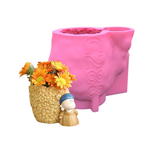 Künstler Gypsum Blumentopf Silikonharzform Epoxidharz Gussform Schimmel Sukkulente Vase Zementform Kerzenhalter Form Form Künstler Gypsum Blumentopf Silikonharzform Epoxidharz Gussform Schimmel Sukkulente Vase Zementform Kerzenhalter Form Form von DABAIXIONG