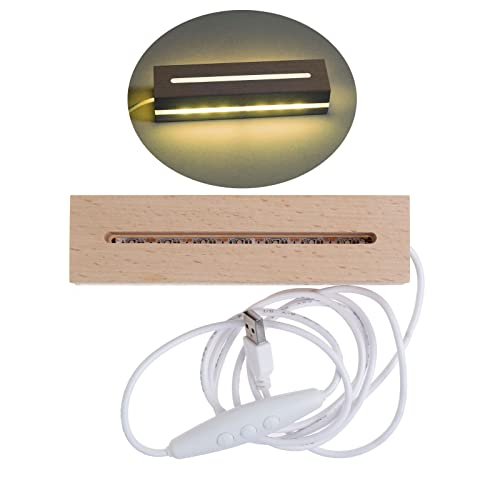 LED Light Basis Acryl Lampenhalter Roman Night Light Rechteck Holzschlag Stück Harzkunsthandwerk LED Light Basis Acryl Lampenhalter Roman Night Light Rechteck Holzschlag Stück Harzkunsthandwerk von DABAIXIONG