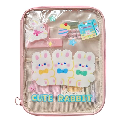 Mehrzweck Dokumentenbag Datei Organizer Beutel Reißverschluss Reise Tablet Organizer Hülle Für Laptop Notebooks Dokumente Klare Dokumenttasche von DABAIXIONG