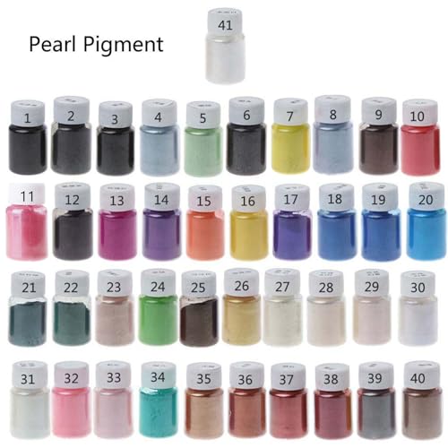 Mica Pulver-41 Farbpigmentversorgung Perlen Für Make Up/Lipgloss Färbung/Seifenherstellung/Epoxidfärben/Farbdiy Handwerk Mica Pulver-41 Farbpigmentversorgung Perlen Für Make Up/Lipgloss Färbung/Seifenherstellung/Epoxidfärben/Farbdiy Handwerk von DABAIXIONG