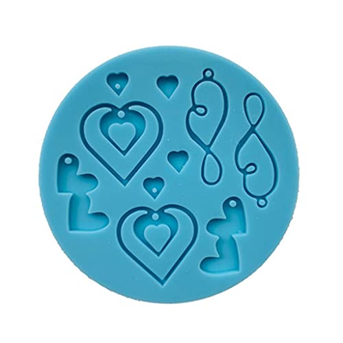 Ohrringe Epoxidharz Schimmel Handwerk Schmuck Herstellung Werkzeuge Ohrropfen Hangle Pendellguss Silikonform von DABAIXIONG