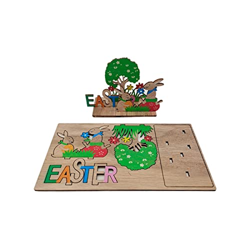 Osterholzhälfte Hasen Ornament Holz Eierblume Dekorative Holzhandwerk Für Heimfest Desktop Dekoration Bunt Osterholzhälfte Hasen Ornament Holz Eierblume Dekorative Holzhandwerk Für Heimfest Desktop Dekoration Bunt von DABAIXIONG
