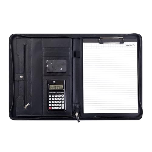 PU Leather Conference Ordner Mit Zwischenablage Mehrfach Taschenkartenhalter Stiftschlitz Zwischenablage Reißverschluss Reißverschluss Multifunktional Multifunktional PU Leather Conference Ordner Mit Zwischenablage Mehrfach Taschenkartenhalter Stiftschlitz Zwischenablage Reißverschluss Reißverschluss Multifunktional Multifunktional von DABAIXIONG