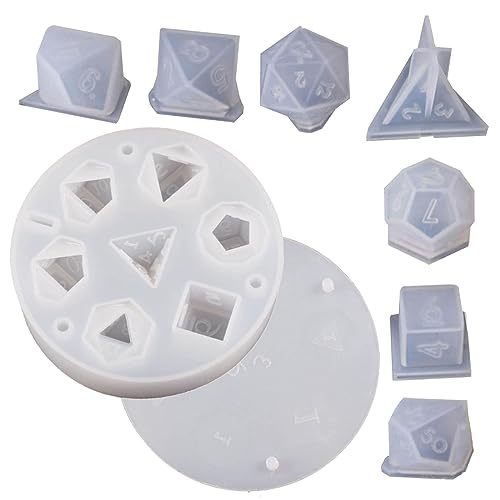 Packung 8 Silikon Epoxidformen Bastelform Home Tischdekoration Stimmungsform Ornamente Formen Silikonmaterial Packung 8 Silikon Epoxidformen Bastelform Home Tischdekoration Stimmungsform Ornamente Formen Silikonmaterial von DABAIXIONG