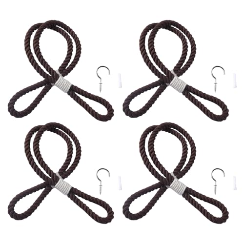 Packung Von 4 Vielseitigkeitsvorhang Seilvorhangabbacks Die Für Dünne Vorhänge In Häusern Oder Büros Geeignet Sind Packung Von 4 Vielseitigkeitsvorhang Seilvorhangabbacks Die Für Dünne Vorhänge In Häusern Oder Büros Geeignet Sind von DABAIXIONG