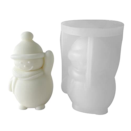 Schneemannform Silikonform Epoxidharz Schimmel Kerzenform Tisch Ornament Werkzeug Zum Herstellen Von Handwerksvorräten von DABAIXIONG