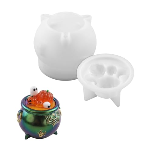 Silikonform Süßigkeiten Gläser Formen Geeignet Für Epoxidharzguss Hexenkessel Kunsthandwerk Und Partydekoration Halloween Handwerksmittel Silikonform Silikonform Süßigkeiten Gläser Formen Geeignet Für Epoxidharzguss Hexenkessel Kunsthandwerk Und Partydekoration Halloween Handwerksmittel Silikonform von DABAIXIONG