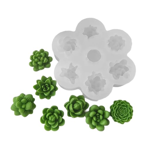 Silikonkerzenform 3d Sukkulente Pflanzen Duft Kerze Herstellung Werkzeug Handgefertigte Seife Schokoladenkuchenformen Handwerk Silikonkerzenform 3d Sukkulente Pflanzen Duft Kerze Herstellung Werkzeug Handgefertigte Seife Schokoladenkuchenformen Handwerk von DABAIXIONG
