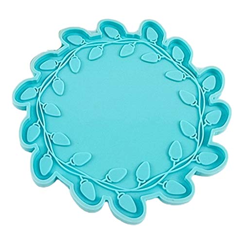 Spitzenrahmen Untersetzer Epoxidharz Formbecher Matte Pad Silikon Schimmel Bastelkorbdekoration von DABAIXIONG