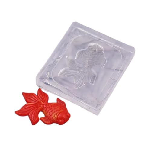 Süßer Goldener Fisch Anhänger Schimmel Kleine Größe Karpfen Silikonharzform Schmuck Schmuck Herstellung Ohrwärtige Halskette Schimmel Für Enthusiasten von DABAIXIONG