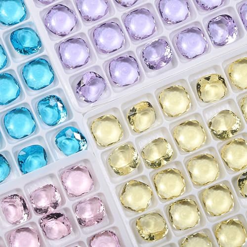 20 Stück 10 mm dicke, quadratische transparente K9-Glaskristall-Glitzer-Strasssteine, Strasssteine, Nailart-Zubehör, Basteldekorationen, Schmuckherstellung, Heimdekoration, zufällige Farbmischung 20 Stück 10 mm dicke, quadratische transparente K9-Glaskristall-Glitzer-Strasssteine, Strasssteine, Nailart-Zubehör, Basteldekorationen, Schmuckherstellung, Heimdekoration, zufällige Farbmischung von DADAFA