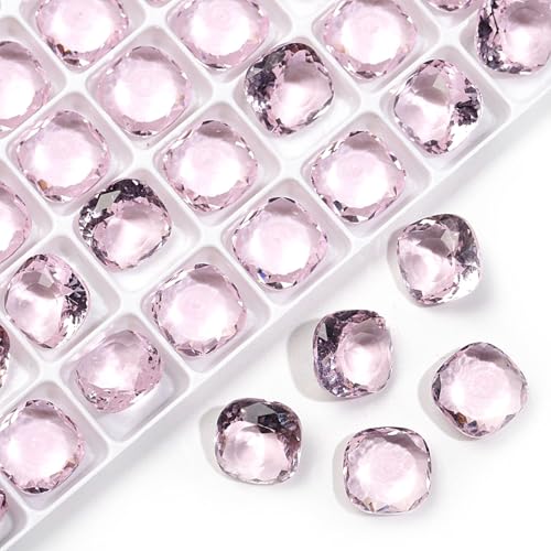 20 Stück 10 mm dicke, quadratische transparente K9-Glaskristall-Glitzer-Strasssteine, Strasssteine, Nailart-Zubehör, DIY-Handwerk, Dekorationen, Schmuckherstellung, Heimdekoration, Hellrose 20 Stück 10 mm dicke, quadratische transparente K9-Glaskristall-Glitzer-Strasssteine, Strasssteine, Nailart-Zubehör, DIY-Handwerk, Dekorationen, Schmuckherstellung, Heimdekoration, Hellrose von DADAFA