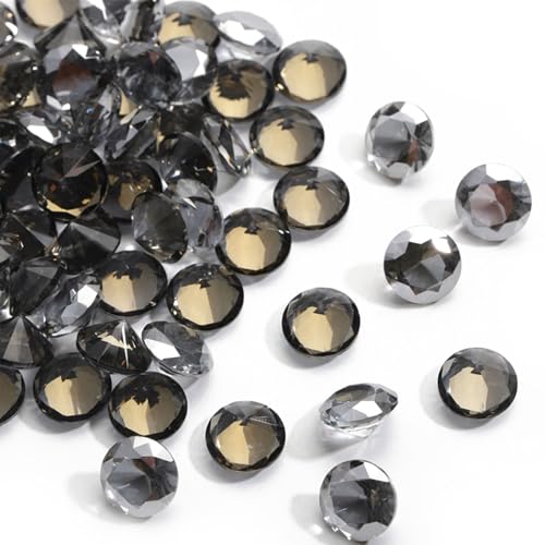 20 Stück 8 mm runde transparente Glaskristalle mit spitzer Rückseite, Glitzer-Strasssteine für Schmuckherstellung, Nagelzubehör, DIY-Handwerk, Dekorationen, DIY-Projekte, Nagelkunst, Heimdekoration von DADAFA