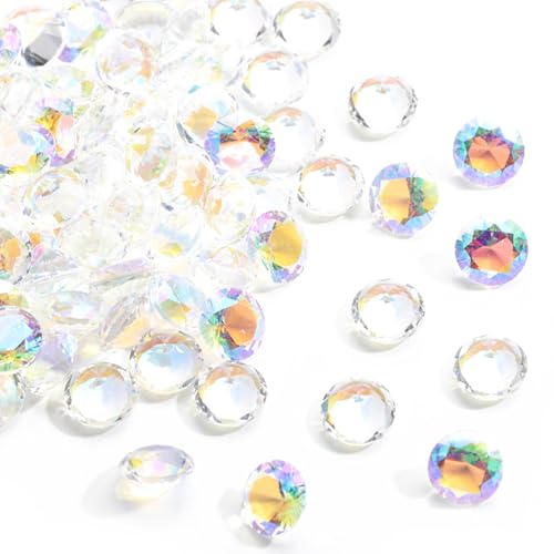 20 Stück 8 mm runde transparente Glaskristalle mit spitzer Rückseite, Glitzer-Strasssteine für Schmuckherstellung, Nagelzubehör, DIY-Handwerk, Dekorationen, DIY-Projekte, Nagelkunst, Heimdekoration von DADAFA