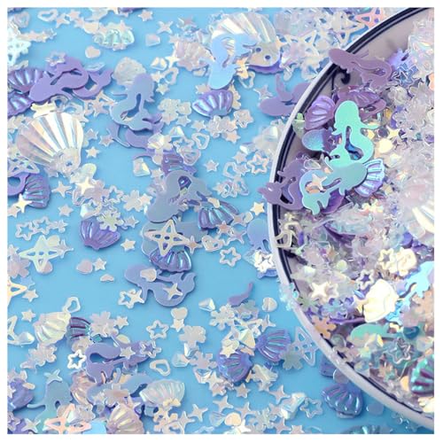 50 g/Beutel, glitzernde Mischung, Muschel, Stern, Herz, Blume, Meerjungfrau, Fee, Nägel, Kunstdekorationen, Maniküre, DIY-Zubehör, Nailart-Pailletten, bunte, schlanke Füllungen, Heimdekoration 50 g/Beutel, glitzernde Mischung, Muschel, Stern, Herz, Blume, Meerjungfrau, Fee, Nägel, Kunstdekorationen, Maniküre, DIY-Zubehör, Nailart-Pailletten, bunte, schlanke Füllungen, Heimdekoration von DADAFA