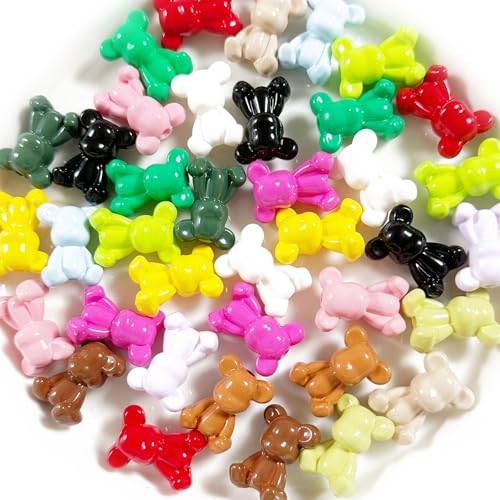 Bunte Dopamin-Perlen für Schmuckherstellung, DIY-Dekorationen, Handykette, Schlüsselanhänger, Ohrringe, Armband, Halskette, Haarnadel, Zubehör, Heimdekoration, 18 x 24 mm, 10 Stück von DADAFA