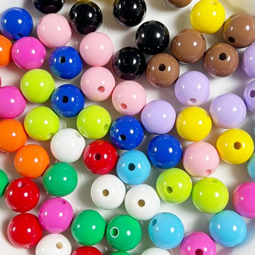 Bunte Kawaii-Perlen aus der Dopamin-Serie, für Schmuckherstellung, Bastelarbeiten, Dekorationen, Handykette, Schlüsselanhänger, Ohrringe, Armband, Halskette, Haarschmuck, Heimdekoration (16 mm rund Bunte Kawaii-Perlen aus der Dopamin-Serie, für Schmuckherstellung, Bastelarbeiten, Dekorationen, Handykette, Schlüsselanhänger, Ohrringe, Armband, Halskette, Haarschmuck, Heimdekoration (16 mm rund von DADAFA