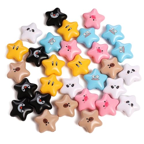 Bunte Kawaii-Perlen aus der Dopamin-Serie, für Schmuckherstellung, Bastelarbeiten, Dekorationen, Handykette, Schlüsselanhänger, Ohrringe, Armband, Halskette, Haarschmuck, Heimdekoration (22 mm Bunte Kawaii-Perlen aus der Dopamin-Serie, für Schmuckherstellung, Bastelarbeiten, Dekorationen, Handykette, Schlüsselanhänger, Ohrringe, Armband, Halskette, Haarschmuck, Heimdekoration (22 mm von DADAFA
