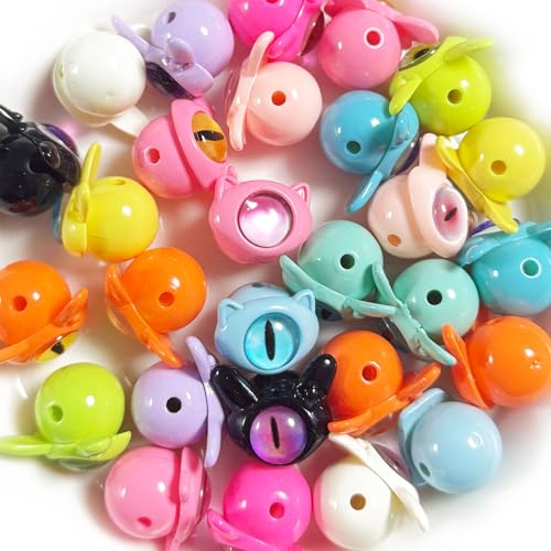 Bunte Kawaii-Perlen aus der Dopamin-Serie, für Schmuckherstellung, Bastelarbeiten, Dekorationen, Handykette, Schlüsselanhänger, Ohrringe, Armband, Halskette, Haarschmuck, Heimdekoration (40,6 x 48,3 von DADAFA