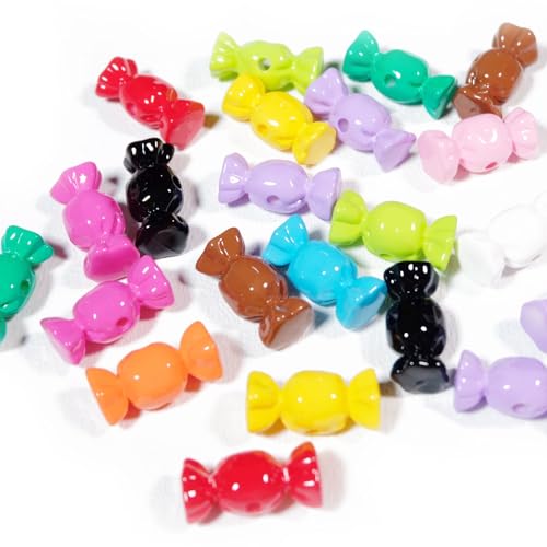 Bunte Kawaii-Perlen aus der Dopamin-Serie, zur Schmuckherstellung, Basteldekorationen, Handykette, Schlüsselanhänger, Ohrringe, Armband, Halskette, Haarschmuck, Heimdekoration (15 x 30 mm, Süßigkeiten Bunte Kawaii-Perlen aus der Dopamin-Serie, zur Schmuckherstellung, Basteldekorationen, Handykette, Schlüsselanhänger, Ohrringe, Armband, Halskette, Haarschmuck, Heimdekoration (15 x 30 mm, Süßigkeiten von DADAFA