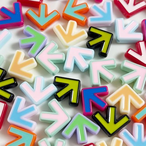 Bunte Y2K-Perlen für Schmuckherstellung, DIY-Dekorationen, Ohrringe, Armband, Haustier-Halskette, Handykette, Schlüsselanhänger, Auto, zum Aufhängen, 10 Stück von DADAFA