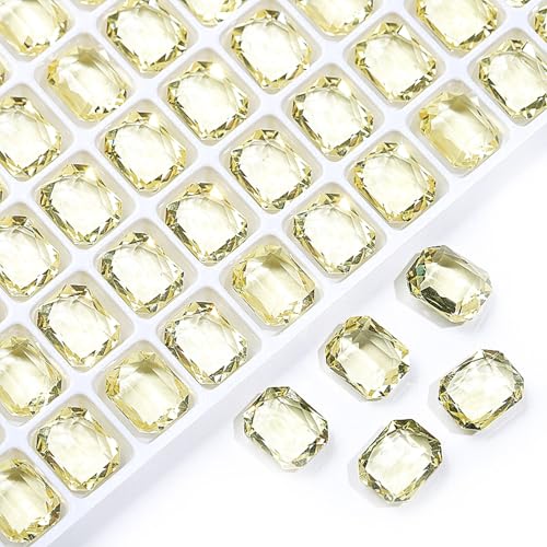 Jonquil, rechteckig, achteckig, transparent, K9, Glaskristall, Glitzer, Strass, Diamanten, Nagelzubehör, Bastelarbeiten, Dekorationen, Schmuckherstellung, Nagelkunstbedarf, Heimdekoration, 20 Stück Jonquil, rechteckig, achteckig, transparent, K9, Glaskristall, Glitzer, Strass, Diamanten, Nagelzubehör, Bastelarbeiten, Dekorationen, Schmuckherstellung, Nagelkunstbedarf, Heimdekoration, 20 Stück von DADAFA
