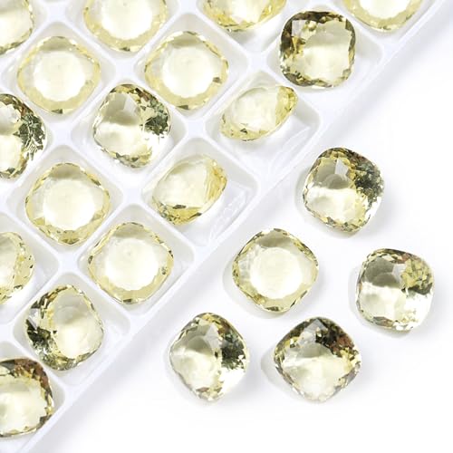 Jonquil K9 Glaskristall, Glitzer, Strasssteine, Strasssteine, Strasssteine, Nailart-Zubehör, Basteldekorationen, Schmuckherstellung, Heimdekoration, 10 mm, 20 Stück Jonquil K9 Glaskristall, Glitzer, Strasssteine, Strasssteine, Strasssteine, Nailart-Zubehör, Basteldekorationen, Schmuckherstellung, Heimdekoration, 10 mm, 20 Stück von DADAFA