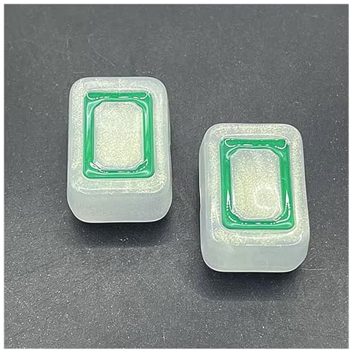 Mahjong Glücksbringer-Perlen für Schmuckherstellung, Handykette, Schlüsselanhänger, Perlenstifte, Dekorationen, Halsketten, Zubehör, 10 Stück, 19 x 26 mm, leuchtendes grünes Whiteboard Mahjong Glücksbringer-Perlen für Schmuckherstellung, Handykette, Schlüsselanhänger, Perlenstifte, Dekorationen, Halsketten, Zubehör, 10 Stück, 19 x 26 mm, leuchtendes grünes Whiteboard von DADAFA