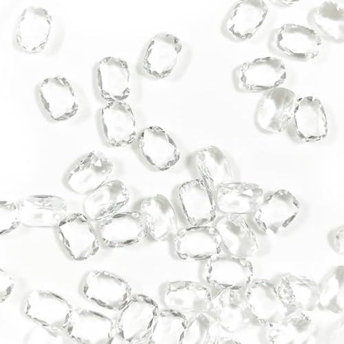 Rechteckiges Kissen, 10 x 14 mm, transparent, Glas, Kristall, Glitzer, Strass, Diamanten, Nägel, Zubehör, DIY, Basteln, Dekorationen, Schmuckherstellung, Nagelkunst-Zubehör, Heimdekoration von DADAFA