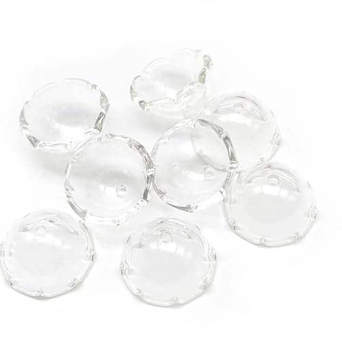 Transparente Windglocken-Abstandshalter für Schmuckherstellung, Ohrringe, Armbänder, Halsketten, DIY-Dekorationen, Handykette, Schlüsselanhänger, Perlen, Stifte, Zubehör, 12 x 22 mm, Weiß, 20 Stück Transparente Windglocken-Abstandshalter für Schmuckherstellung, Ohrringe, Armbänder, Halsketten, DIY-Dekorationen, Handykette, Schlüsselanhänger, Perlen, Stifte, Zubehör, 12 x 22 mm, Weiß, 20 Stück von DADAFA