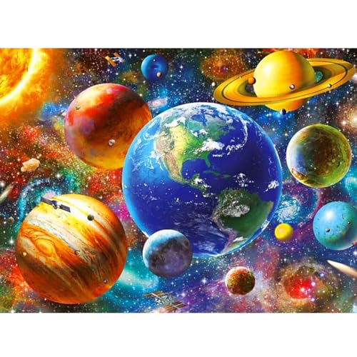 DAERLE Diamant Painting Bilder Buntes Universum, Diamond Painting Planet, Diamond Painting Set Galaxie, Diamond Painting Erwachsene, Kinder, Malen Nach Zahlen Erwachsene, Diamanten Dekoration 40x30cm DAERLE Diamant Painting Bilder Buntes Universum, Diamond Painting Planet, Diamond Painting Set Galaxie, Diamond Painting Erwachsene, Kinder, Malen Nach Zahlen Erwachsene, Diamanten Dekoration 40x30cm von DAERLE