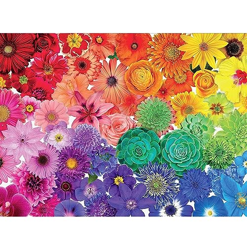 DAERLE Diamond Painting Blume, Diamant Painting Bilder Bunte Blumen, Diamond Painting Erwachsene, Diamond Painting Bilder Diamant Bilder Kinder DIY Cross Stickerei Malerei Kits Wand Dekor 40x30cm von DAERLE