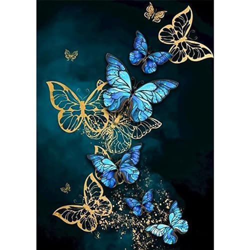 DAERLE Diamond Painting Glänzender Schmetterling, Diamant Painting Bilder Schmetterling, Diamond Painting Erwachsene DIY Diamant Vollbild, Malen Nach Zahlen 5D Diamant Painting für Wand Dekor 30x40cm DAERLE Diamond Painting Glänzender Schmetterling, Diamant Painting Bilder Schmetterling, Diamond Painting Erwachsene DIY Diamant Vollbild, Malen Nach Zahlen 5D Diamant Painting für Wand Dekor 30x40cm von DAERLE