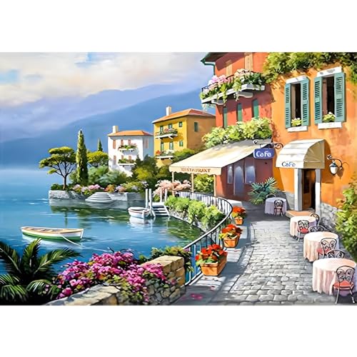 DAERLE Diamond Painting Landschaft, Diamant Painting Bilder Landschaft, Diamond Painting Kinder Erwachsene DIY Diamant Vollbild, Malen Nach Zahlen 5D Diamant Painting für Wand Dekor 40x30cm DAERLE Diamond Painting Landschaft, Diamant Painting Bilder Landschaft, Diamond Painting Kinder Erwachsene DIY Diamant Vollbild, Malen Nach Zahlen 5D Diamant Painting für Wand Dekor 40x30cm von DAERLE