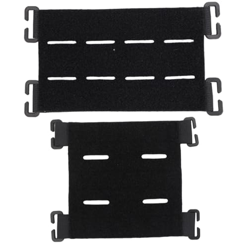 DAGLLGEW Molle-Patchpanel, 2 Stück Nylon-Molle-Patch-Displayhalter mit Schneideloch und Haken für Rucksack, Weste, Outdoor-Reisen, Panels, Panel-Patchboard, Patches von DAGLLGEW