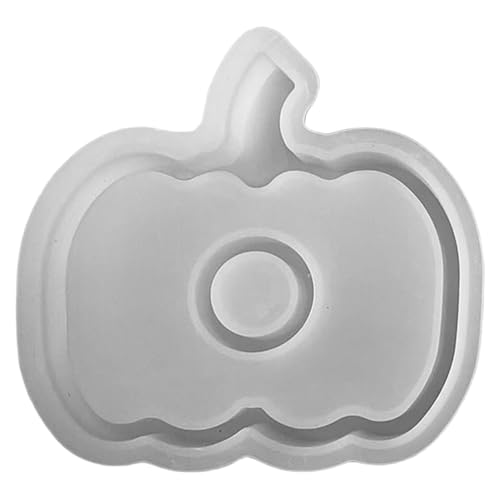 Halloween-Silikonformen, 2-in-1-Kürbisform-Tablett und Kerzenständer, Halloween-Formen, antihaftbeschichtete Silikonformen, 11, 9 x 11, 4 cm, Epoxidharz Halloween-Silikonformen, 2-in-1-Kürbisform-Tablett und Kerzenständer, Halloween-Formen, antihaftbeschichtete Silikonformen, 11, 9 x 11, 4 cm, Epoxidharz von DAGLLGEW