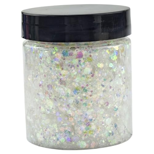 Nagelglitzer, 120 g schillernder Glitzer, schillerndes Nagelpulver mit Wattestäbchen für Chrompulver, metallische Textur, DIY-Basteln, schillernder Glitzer, grober, Gel-Nagellack, Nagella Nagelglitzer, 120 g schillernder Glitzer, schillerndes Nagelpulver mit Wattestäbchen für Chrompulver, metallische Textur, DIY-Basteln, schillernder Glitzer, grober, Gel-Nagellack, Nagella von DAGLLGEW