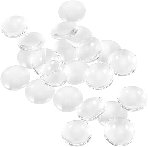 DAHI 25pcs glas Cabochon Retro Glaskuppel Bastelset für DIY Souvenir Dild Medaillon Halskette Geschenk Schmuckherstellung (F) von DAHI