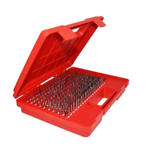 DAISHUJIE Stahlstiftlehre 50 Stück/Set Zoll-Messstifte, Präzisions-Messstifte, 0,011-0,060 Zoll, Genauigkeit 0,0002 Zoll(MYG-40) von DAISHUJIE