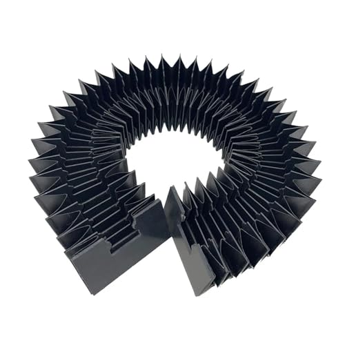 DAISHUJIE Staubschutzabdeckung HGR Schienen-Staubschutz, 15 mm, 20 mm, 25 mm, 30 mm, Linearführungsschienen, Faltenbalg, staubdichte Abdeckungen for CNC(for HGR15,2000mm) von DAISHUJIE